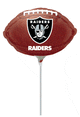 Globo de 9″ de Oakland Raiders Football (requiere termosellado)