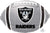 Anagram Mylar & Foil Oakland Raiders Team Colors 17" Mylar Foil Balloon