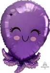 Anagram Mylar & Foil Octopus 21″ Foil Balloon