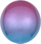 Anagram Mylar & Foil Ombre Orbz Purple & Blue 16″ Balloon