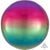 Anagram Mylar & Foil Ombre Rainbow 16″ Balloon
