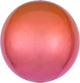 Ombre Red & Orange 16″ Orbz Balloon
