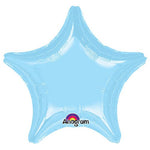 Anagram Mylar & Foil Pastel Blue Star 32″ Balloon