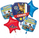 Globos de ramo de cumpleaños de la Patrulla Canina (juego de 5 piezas)