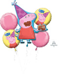 Anagram Mylar & Foil Peppa Pig Balloon Bouquet
