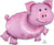 Anagram Mylar & Foil Pig 35" Mylar Foil Balloon