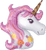 Anagram Mylar & Foil Pink Glitter 33" Jumbo Magical Unicorn