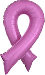 Anagram Mylar & Foil Pink Ribbon Breast Cancer Awareness 36″ Balloon