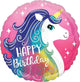 Pink Unicorn Happy Birthday 18″ Balloon