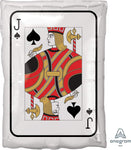 Anagram Mylar & Foil Playing Card Jack Queen 17″ Balloon
