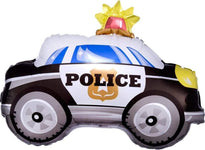 Globo de lámina de Mylar de 24" con forma de coche de policía