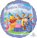 Anagram Mylar & Foil Pooh and Friends 1st Birthday Balloon
