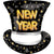 Anagram Mylar & Foil Pop Clink Top Hat 24″ Balloon