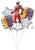Anagram Mylar & Foil Power Rangers-Ninja Steel Balloon Bouquet