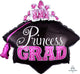 Princess Grad Tiara 26" Mylar Foil Balloon