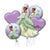 Anagram Mylar & Foil Princess & The Frog Bouquet Balloons (5 piece)