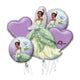 Princess &amp; The Frog Bouquet Globos (5 piezas)