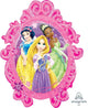Globo de lámina de Mylar de 31" con marco de princesas