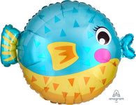 Anagram Mylar & Foil Puffer Fish 19″ Foil Balloon