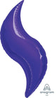 Purple Curve Shape 36″ Balloon