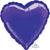 Anagram Mylar & Foil Purple Heart 32″ Balloon (3 count)