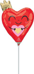 Anagram Mylar & Foil Queen of My Heart (requires heat-sealing) 14″ Balloon