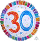 Radiant Birthday 30 18″ Balloon