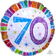 Radiant Birthday 70 18″ Balloon