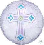 Anagram Mylar & Foil Radiant Cross Balloon