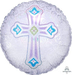 Anagram Mylar & Foil Radiant Cross Balloon