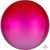 Anagram Mylar & Foil Red Pink Ombre Orbz 16″ Balloon