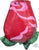 Anagram Mylar & Foil Red Rose Bud 22" Mylar Foil Balloon