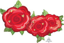 Anagram Mylar & Foil Rose Trio 37″ Balloon