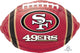 San Francisco 49ers 17" Football Balloon