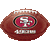 Anagram Mylar & Foil San Francisco 49ers 18″ Football Balloon