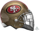 Globo de casco de fútbol de 21" de los San Francisco 49ers