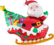 Santa's Sleigh Christmas 30″ Balloon