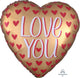 Satin Gold Love You 28″ Balloon