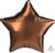Anagram Mylar & Foil Satin Luxe Cocoa Star 18″ Balloon