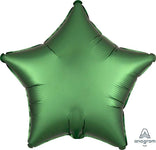 Anagram Mylar & Foil Satin Luxe™ Emerald Star 18″ Balloon