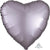 Anagram Mylar & Foil Satin Luxe Greige Heart 18″ Balloon