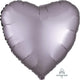 Globo Satin Luxe Greige Heart 18″