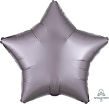 Anagram Mylar & Foil Satin Luxe Greige Star 18″ Balloon