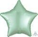 Globo Satin Luxe Mint Green Star 18″