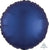 Globo Satin Luxe Círculo Azul Marino 18″