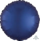 Globo Satin Luxe Círculo Azul Marino 18″