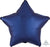 Anagram Mylar & Foil Satin Luxe Navy Blue Star 18″ Balloon