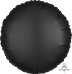 Anagram Mylar & Foil Satin Luxe™ Onyx Circle 18″ Balloon