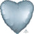 Anagram Mylar & Foil Satin Luxe Pastel Blue Heart 18″ Balloon