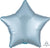 Anagram Mylar & Foil Satin Luxe Pastel Blue Star 18″ Balloon